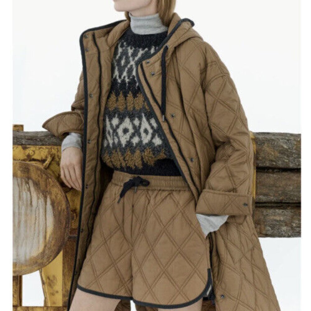 $4500 BRUNELLO CUCINELLI CASHMETE BLEND SEQUIN FUZZY SWEATER 2022 COLLECTION XS - Picture 1 of 10
